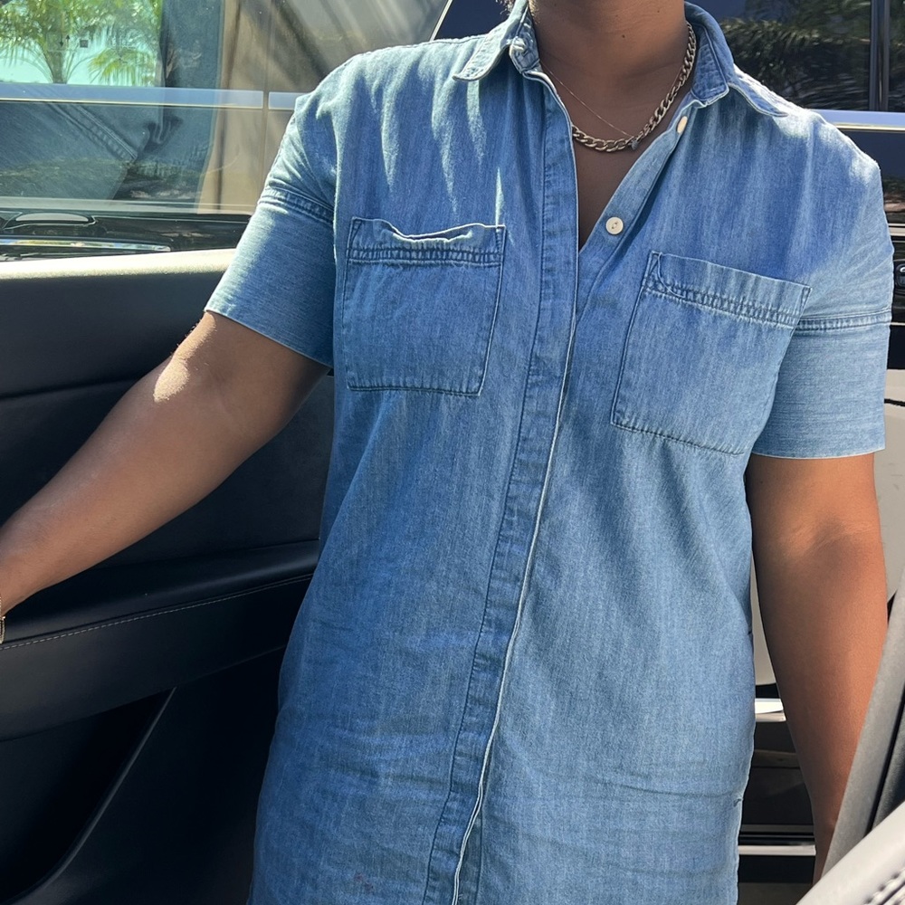 Denim dress